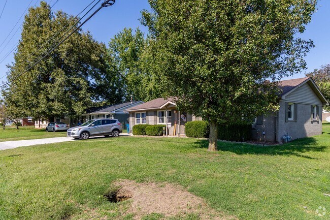 Wooded lots can be found in Thruston.