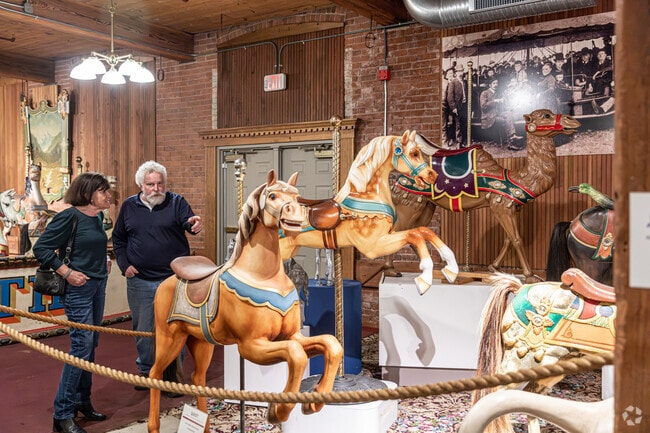 The Carousel Museum in Federal Hill has a massive collection of historic carousel horses.