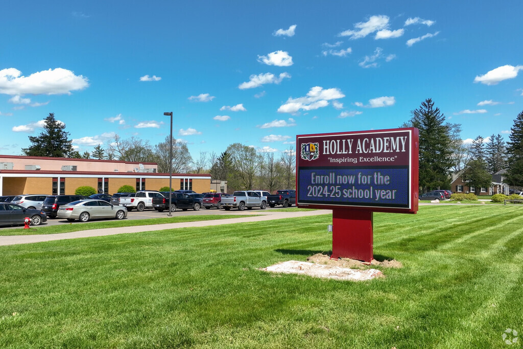 Holly Academy signage.