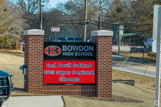 Bowdon High School has over 400 students.