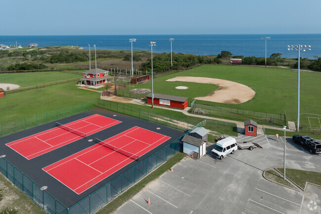 Cape Hatteras Secondary School in Buxton is home to the hurricanes.