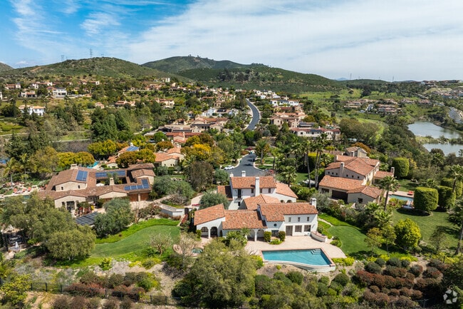 Del Sur has wide streets and luxury living in the hills.