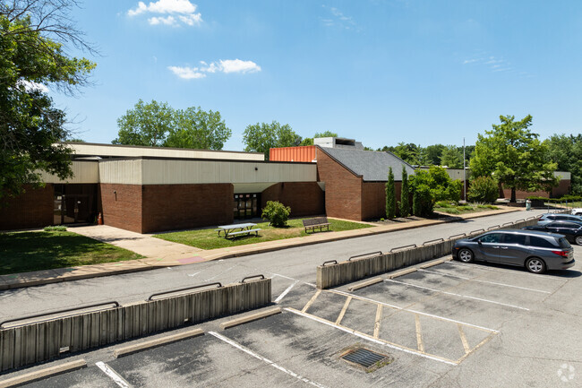 Carman Trails Elementary School focuses on core subjects like science.