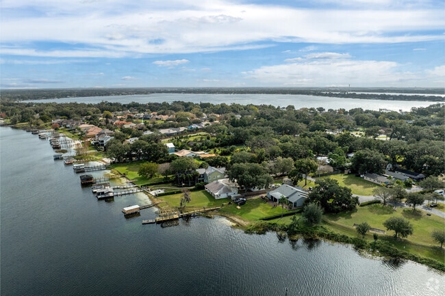 Lake Conway, hosts lovely homes and a vibrant boating community.