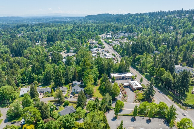 Retail and residential areas line Willamette Drive in Robinwood.