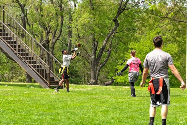 Lexington Social Club holds adult football leagues at Shillio Park.