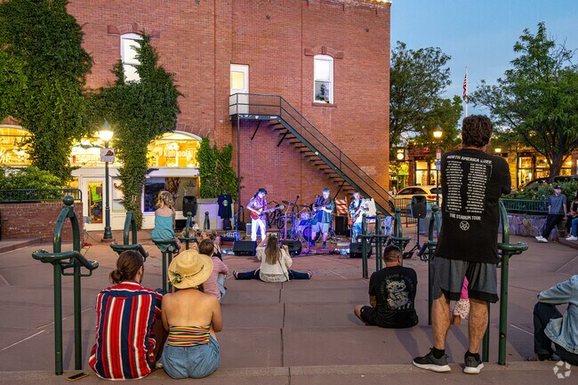 Ponderosa Trails residents enjoy live music in downtown Flagstaff.