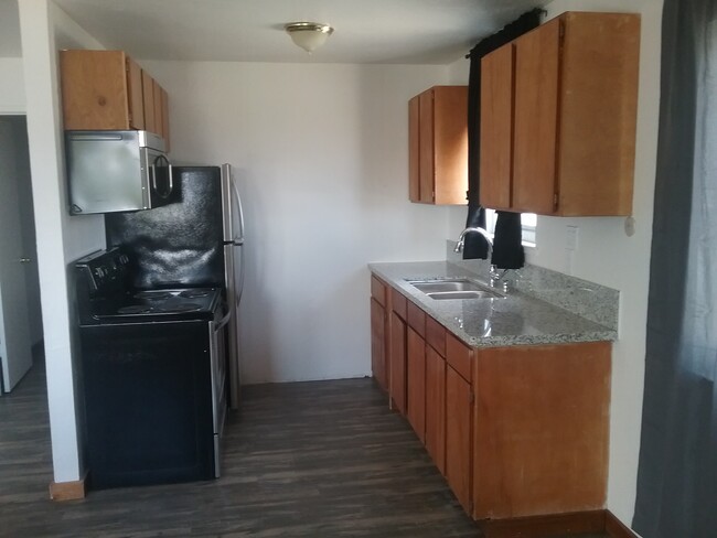 Pullman style kitchen