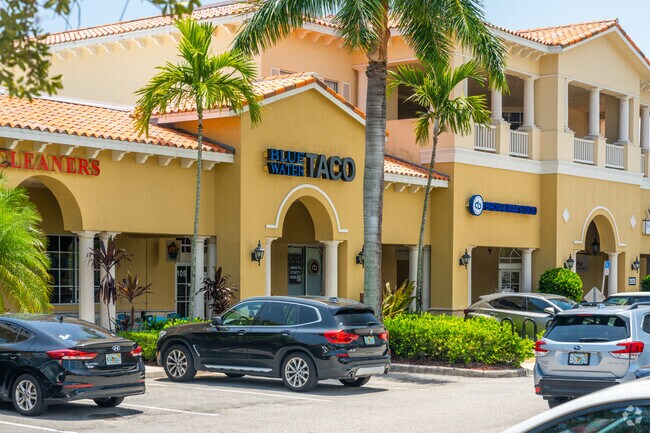 The Blue Water Taco found in the Sandpiper shops in Jupiter Lakes.