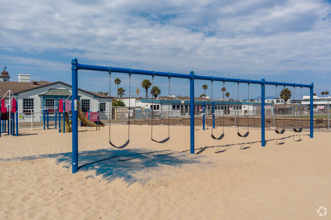 Newport Beach Elementary offers plenty of swings for a fun recess in Newport Peninsula.