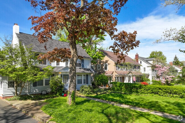 Well-manicured lawns and mature trees are a common sight along Buckeye-Shaker streets.