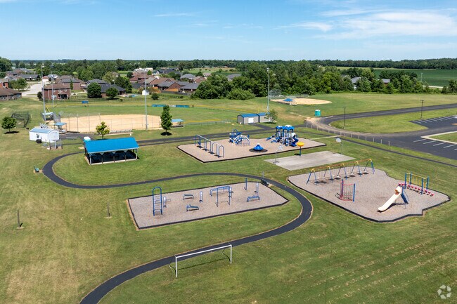 Sorgho Elementary School offers baseball fields and playgrounds for Sorgho residents to use.