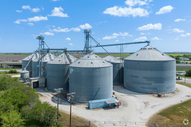 These silos are still in production in Robstown and hard to miss.