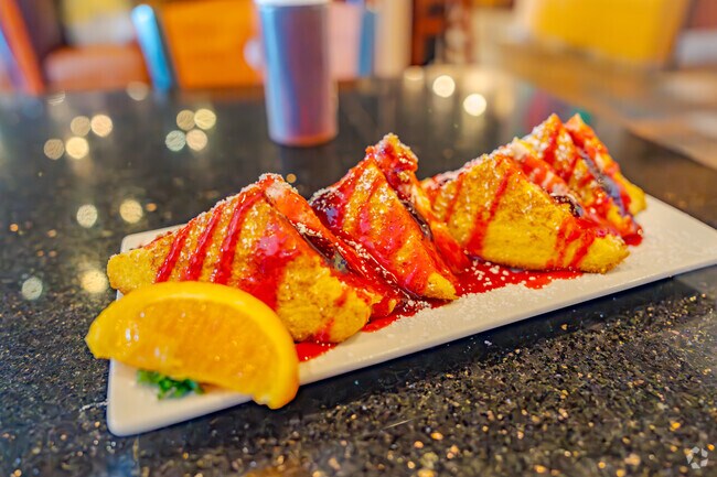 The stuffed French Toast from Keke's Cafe is to-die-for.