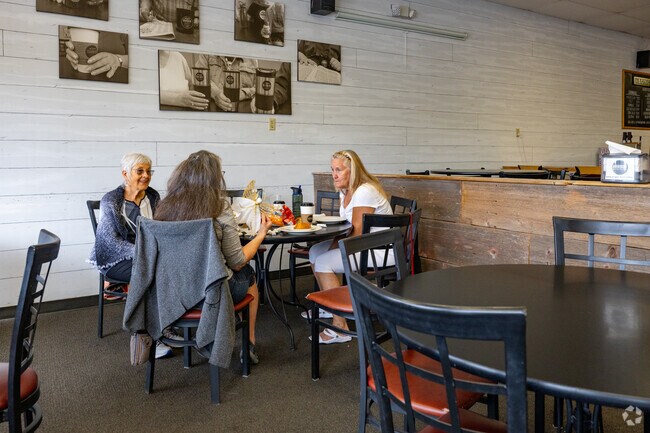 Enjoy the afternoon with some friends at Harbor Coffeehouse near Colonial Hills.