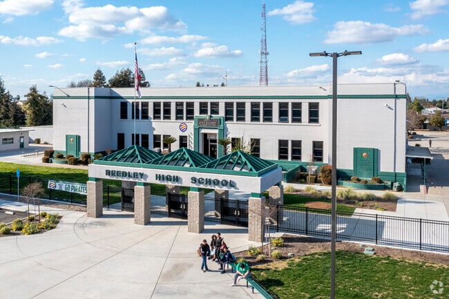 Reedley High School, located in Reedly, serves teens in grades 9-12.
