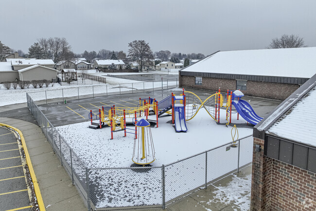 Kids will never want to leave the playground at Riverwood Elementary School.