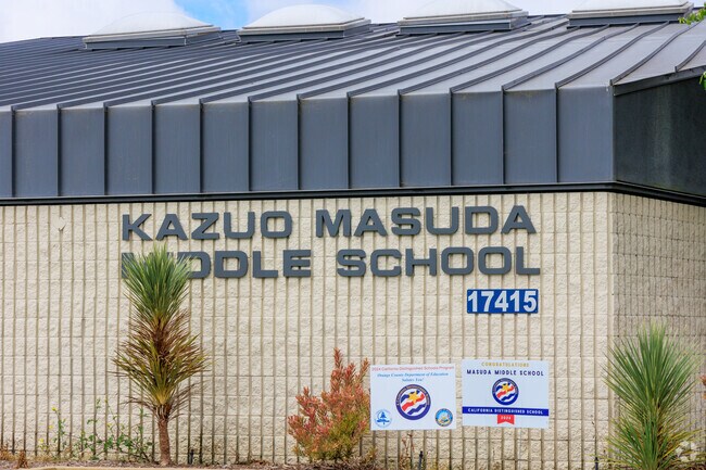 Masuda Middle School is part of the  Fountain Valley Unified School District.