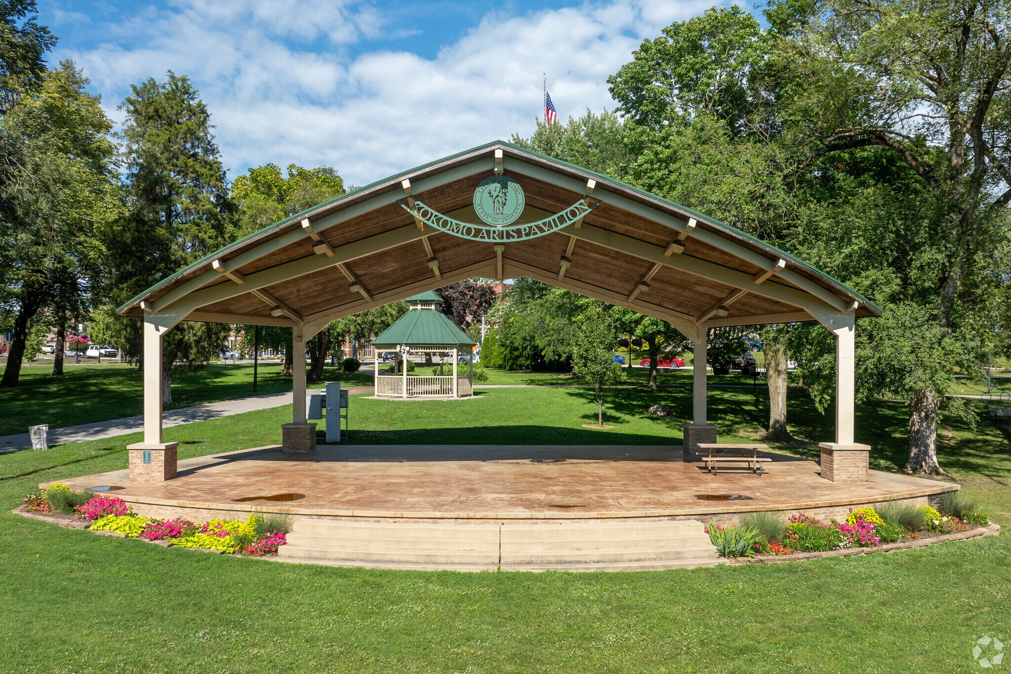 The Kokomo Arts Pavilion is host to the Haynes Apperson Festival held every June.