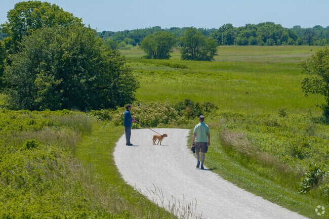 Wildflower Park is surrounded by large nature preserves for residents to enjoy.