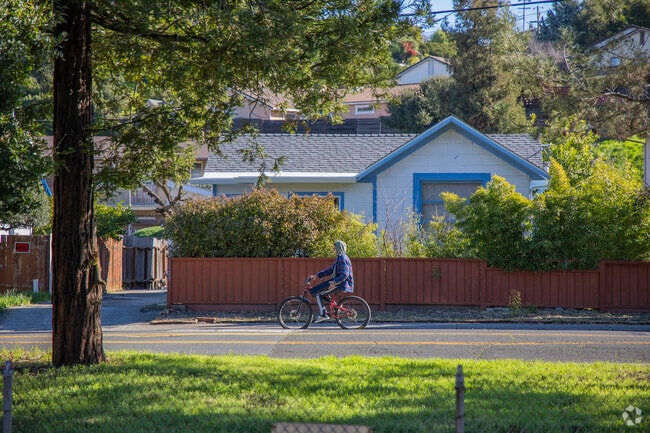 Old Town Pinole's streets are lovely for a casual bike ride.