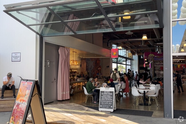 Tuck into varied cuisine at Rodeo 39 Public Market Eat + Drink Food Court, Stanton, CA.