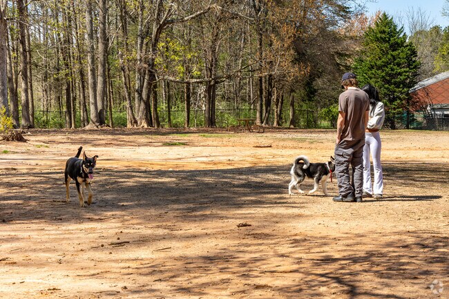 Your four legged friends will enjoy the large dog park at Reedy Creek Park.