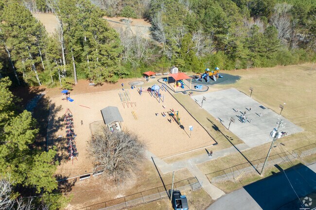 Ashville school has plenty of green space.