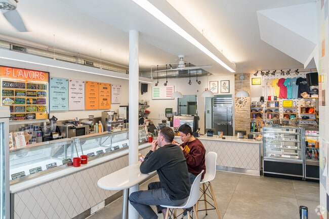 Sebastian Joe's has a location in Linden Hills and serves coffee and ice cream.