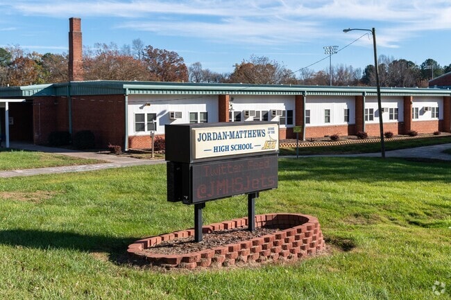 Jordan Matthews High in Siler City hosts games for the county’s American Legion Baseball.