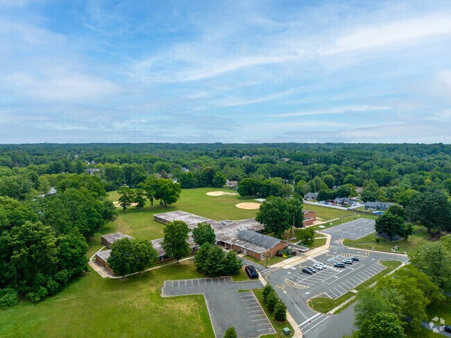 Aerial view of Lafayette Mills Elementary School.