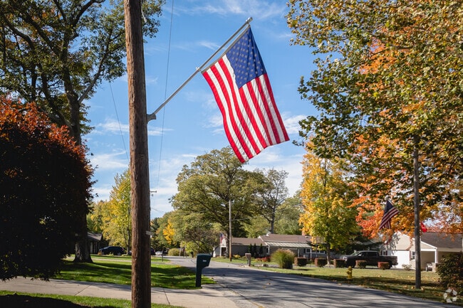 With flags lining the streets, it's easy to see that patriotism runs deep in Fort Shawnee.
