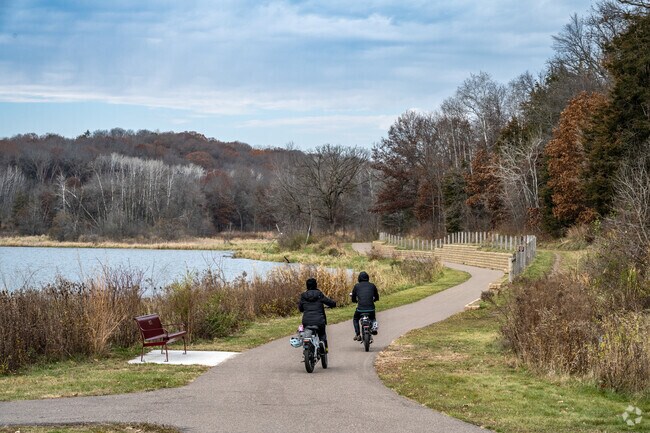 The trails at Cottage Grove Ravine Park offer a great escape to nature.