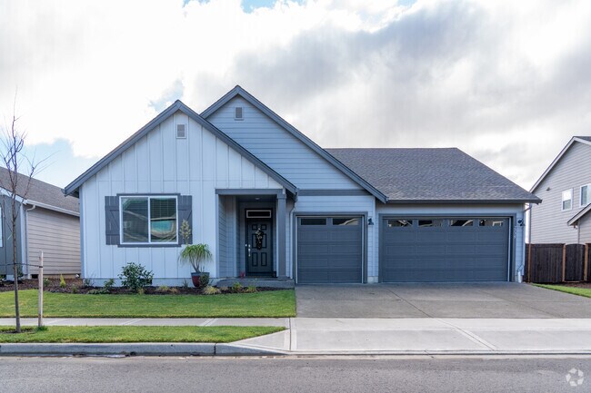 Modern single-family home, newly constructed.