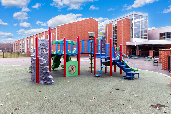 Keystone Elementary School playground area for their students.