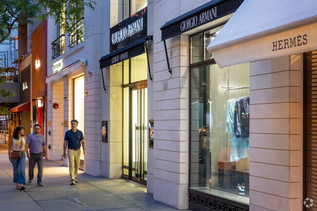 Rush-Division is all about luxury with world class retailers lining the blocks.