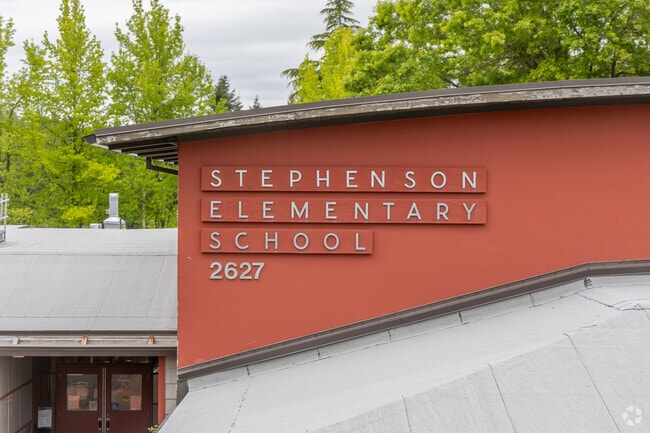 Stephenson Elementary School provides education in the neighborhood of Arnold Creek.