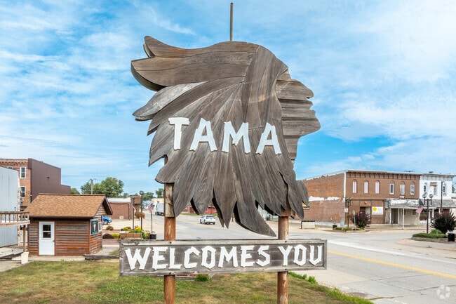 Tama has strong Native American ties to the surrounding Meskwaki Tribe.