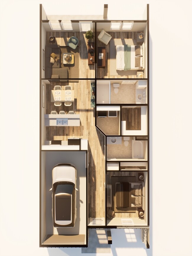 2-Bedroom Floor Plan