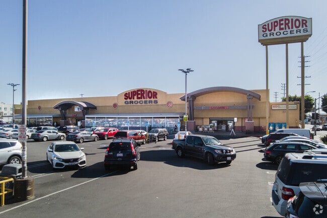 Superior Grocers has fresh produce and an assortment of products.