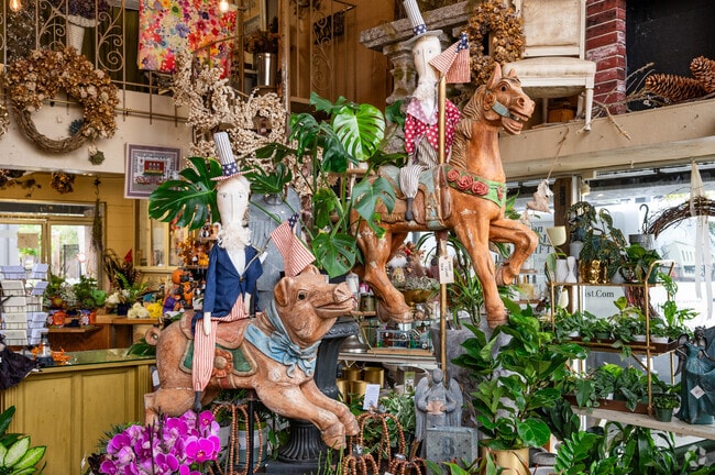 Gifts are available at The Dixon Florist, Dixon's oldest business.