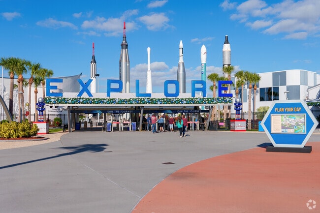 Titusville is located across the Indian River from NASA's Kennedy Space Center.