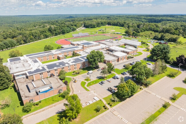 Residents love Ledyard High School for it's conveniently located campus and well trained staff.