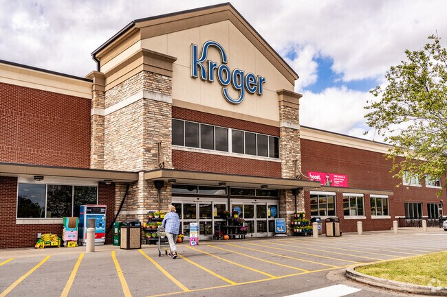Locals can do most of their shopping for necessities at  Kroger.