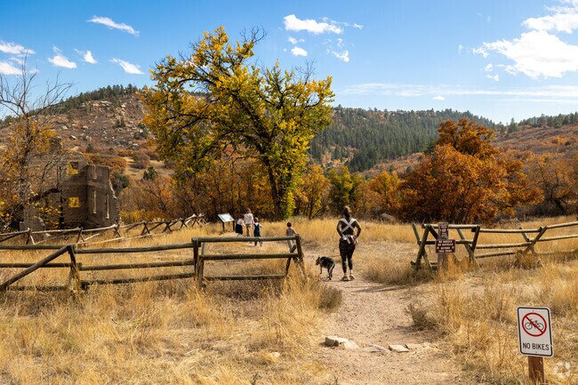 The whole family can enjoy the natural beauty of Castlewood Canyon State Park.