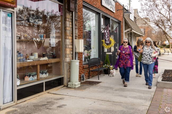 Downtown Tucker is known for its walkable streets lined with local shops.