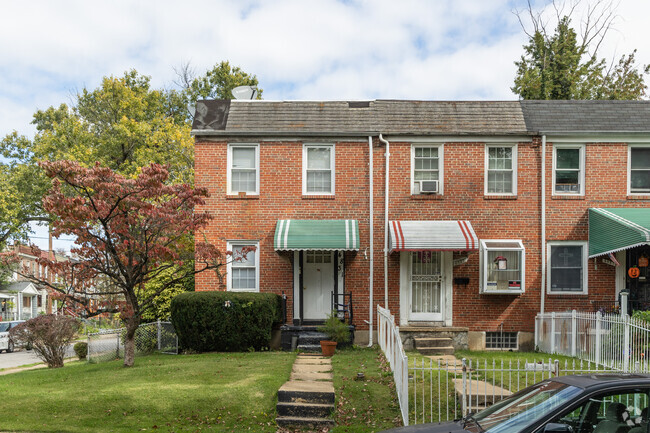 row houses with colorful awnings are where stories unfold in Langston Hughes.