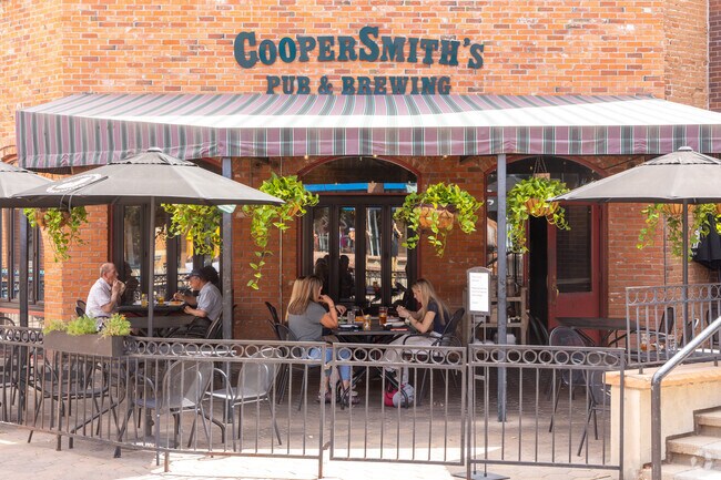 Coopersmith's Pub & Brewing is a popular spot to grab a drink in Downtown Fort Collins.