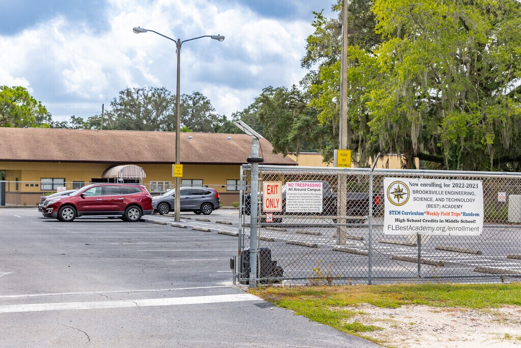 Brooksville Engineering, Science, and Technology Academy is located in Brooksville, Florida.