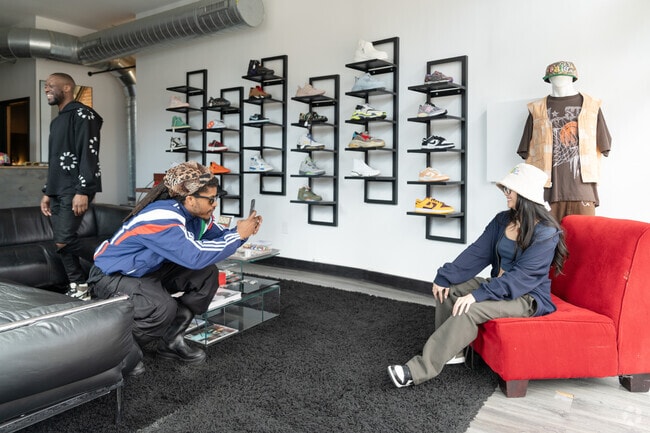 Living Proof in Downtown Buffalo offers high-end fashion and frequently hosts events.